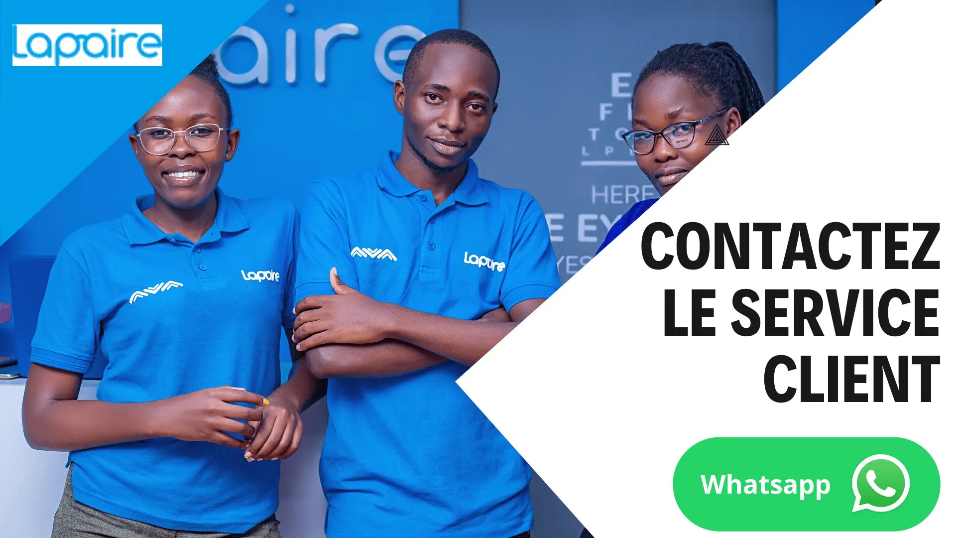 Service client Lapaire pour vous aider à trouver des lunettes pas chères
