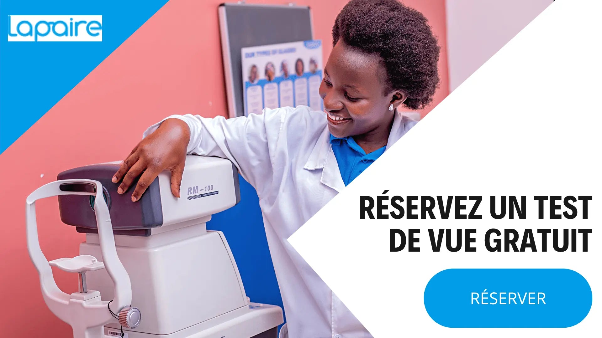 Test de vue gratuit chez Lapaire