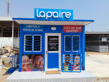Agence Lapaire Abengourou Côte d'Ivoire sur la station service Shell